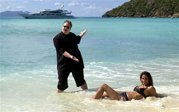 Kim Dotcom in vacanza