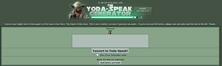 Come parla Yoda
