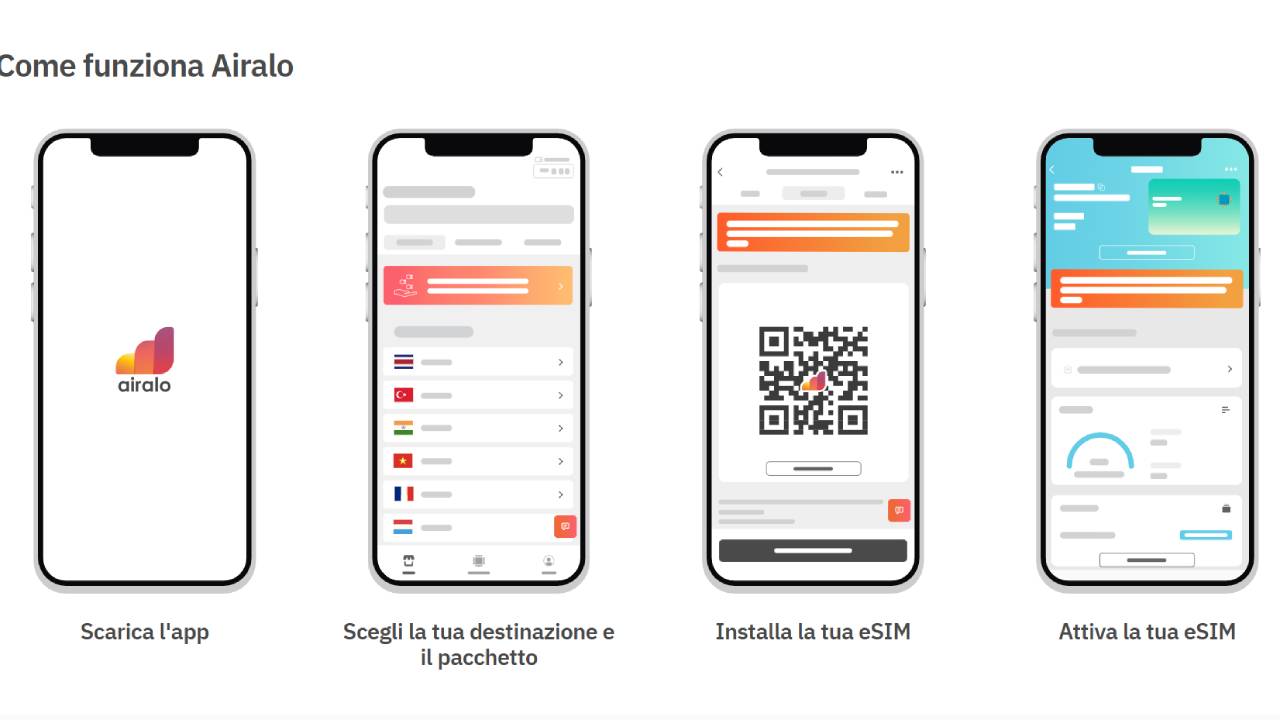 airalo-schermate-app