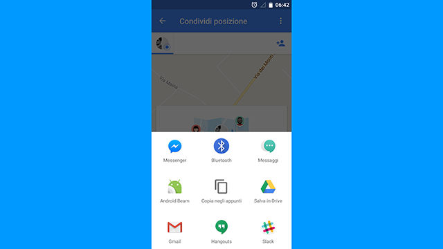 condividere posizione senza account google