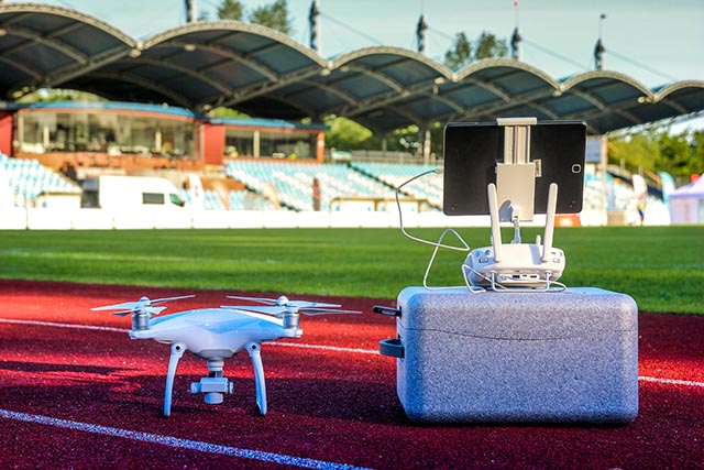 Molte delle immagini degli allenamenti saranno riprese con dei droni