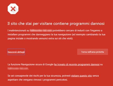 Red alert di Chrome