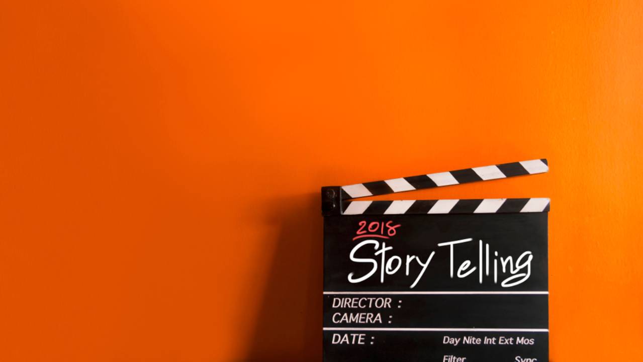 ciak con la scritta storytelling