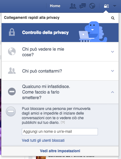 Bloccare e sbloccare su Facebook