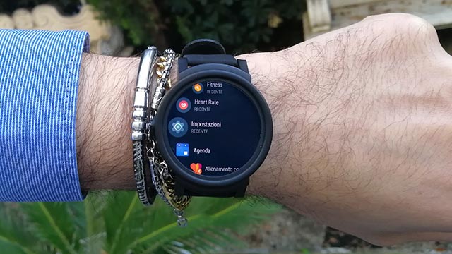 Le app installate sul Ticwatch E