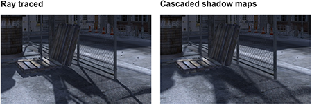 Confronto del rendering delle immagini