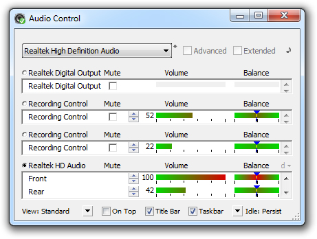 Audio Control 4