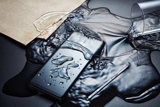 Il Galaxy Note 8 è resistente all'acqua