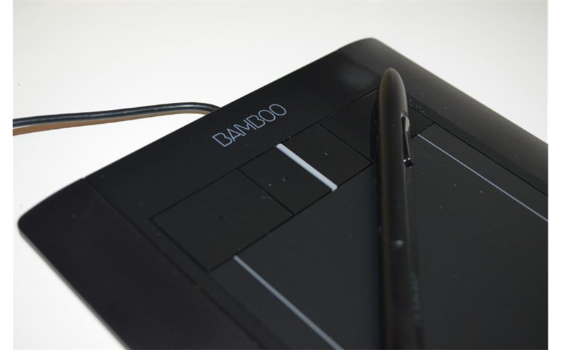 Un particolare del Wacom Bamboo