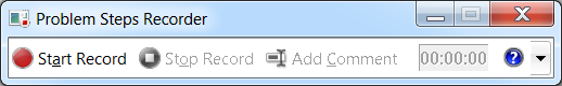 Problem Steps Recorder