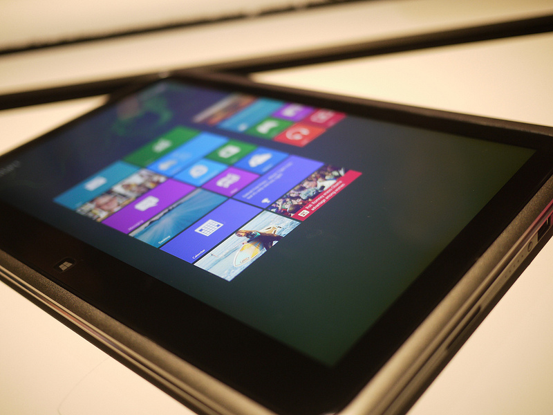 Ecco come appare l'interfaccia Metro di Windows 8 su un tablet