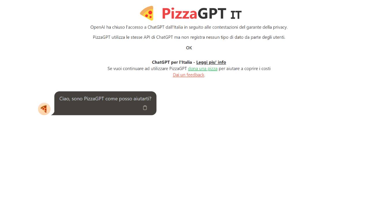 PizzaGPT
