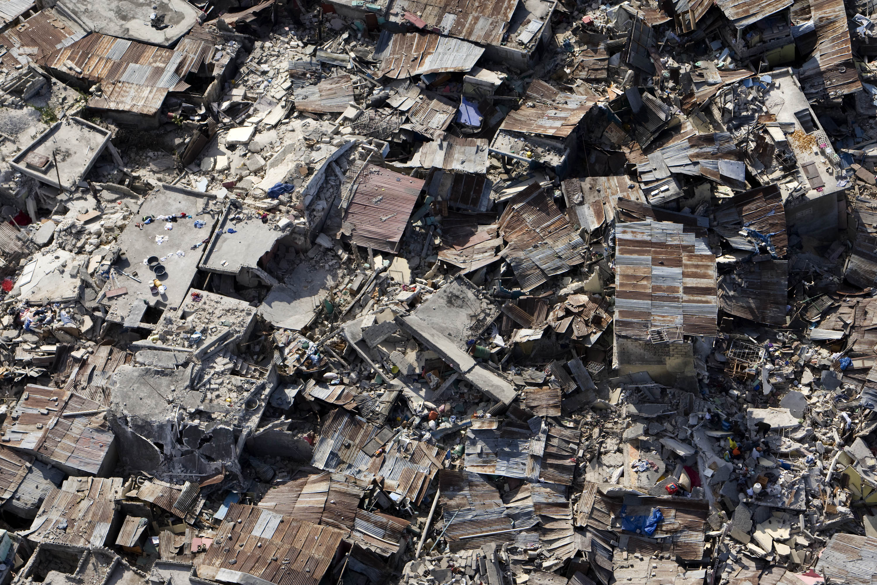 Immagini dal terremoto di Haiti