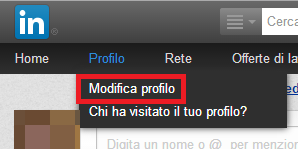 Modificare foto profiloLinkedIn