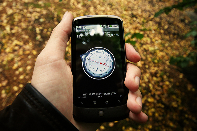 Smartphone e app per geocaching
