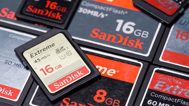 schede sd san disk