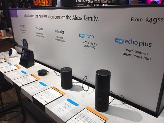 La famiglia Amazon Echo
