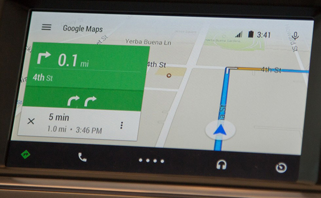 Android Auto mappe