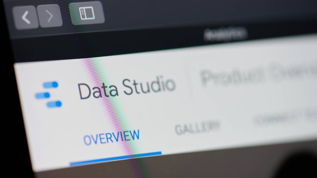 Google Data Studio home