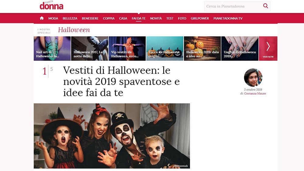 costumi halloween 2019