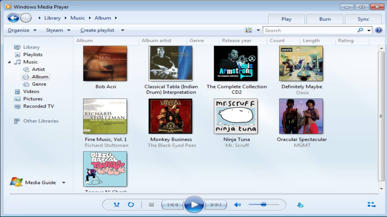 windows media player