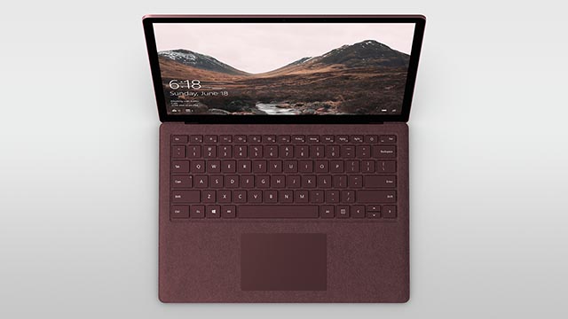 surface laptop alcantara