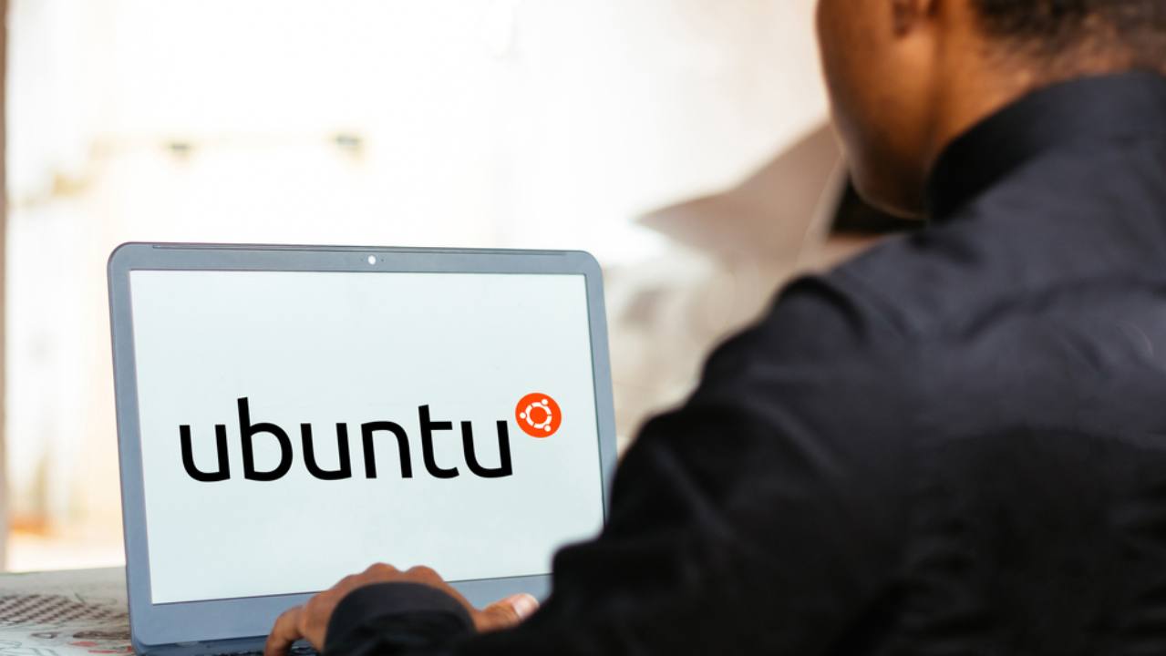 persona che usa il pc con Ubuntu
