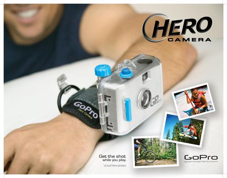 Campagna pubblicitaria per la prima GoPro analogica