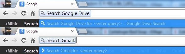 Ricerca con Google Drive e Gmail