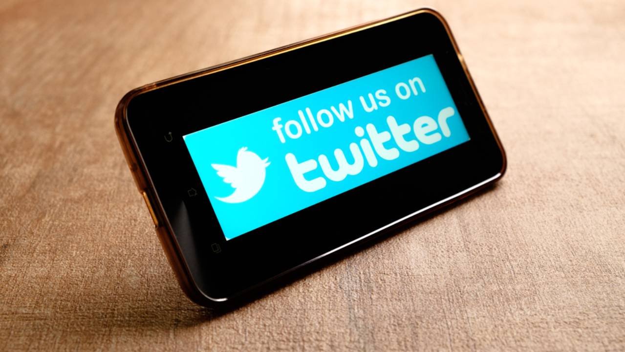 Il tasto segui su Twitter