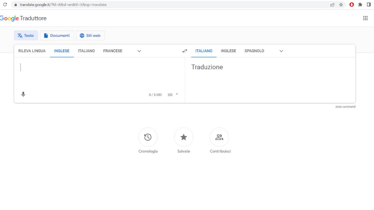 Come tradurre con Google traduttore