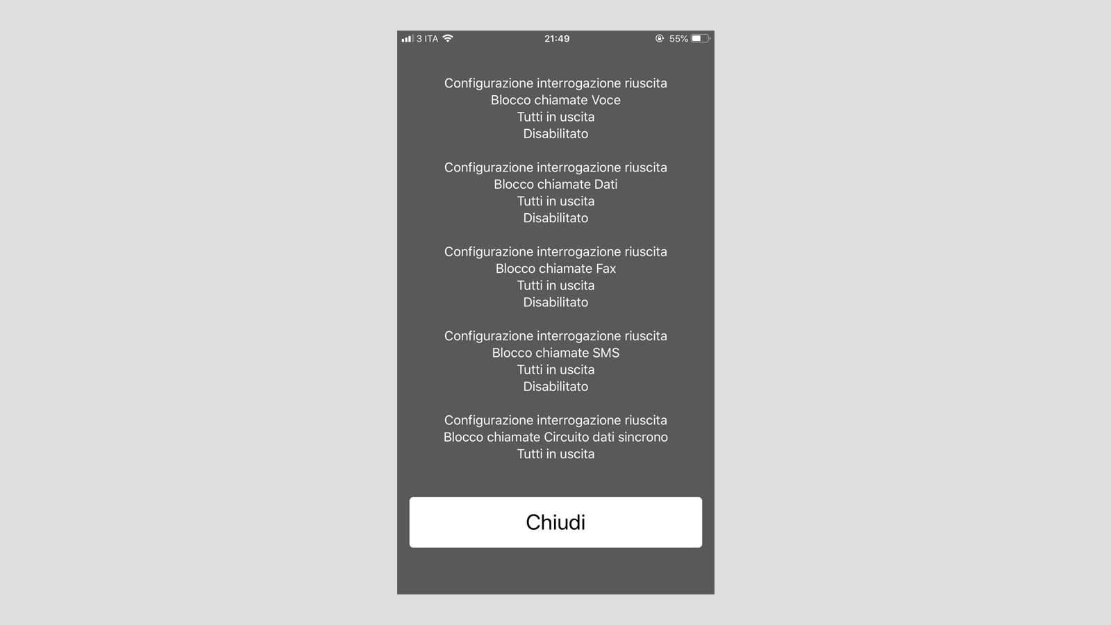 Blocco chiamate iPhone