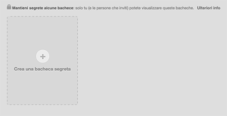 Creare bacheca segreta Pinterest