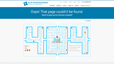 Errore 404 Blue Fountain