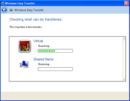 Windows easy transfer tool