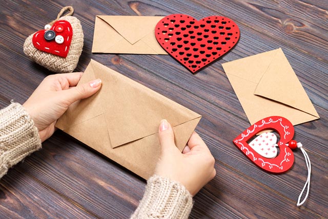Lettere di auguri per San Valentino