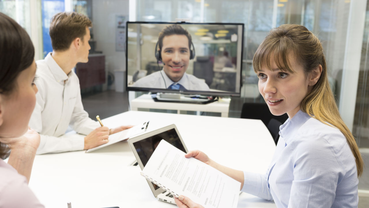 videoconferenza di lavoro