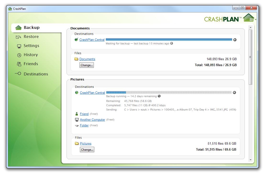 Crashplan