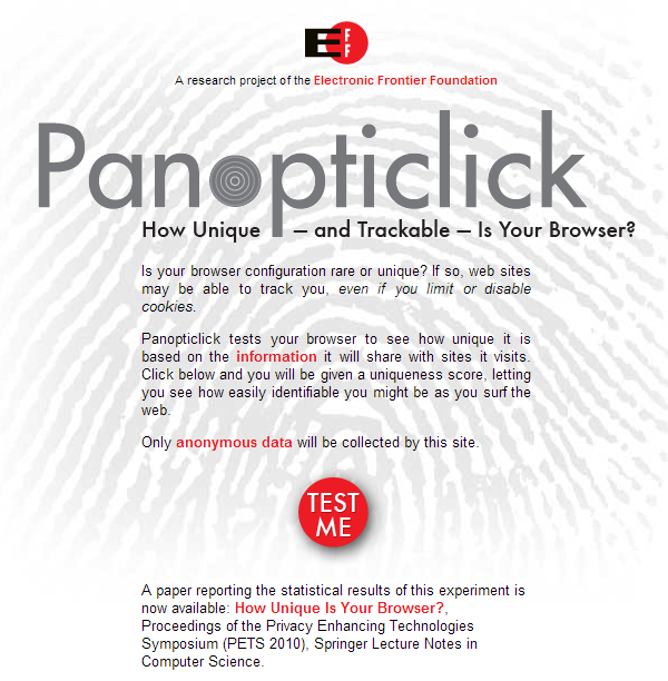 Panopticlick