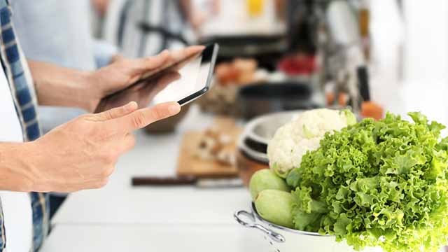 cucinare con i ltablet