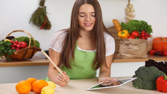 ricette tablet in cucina