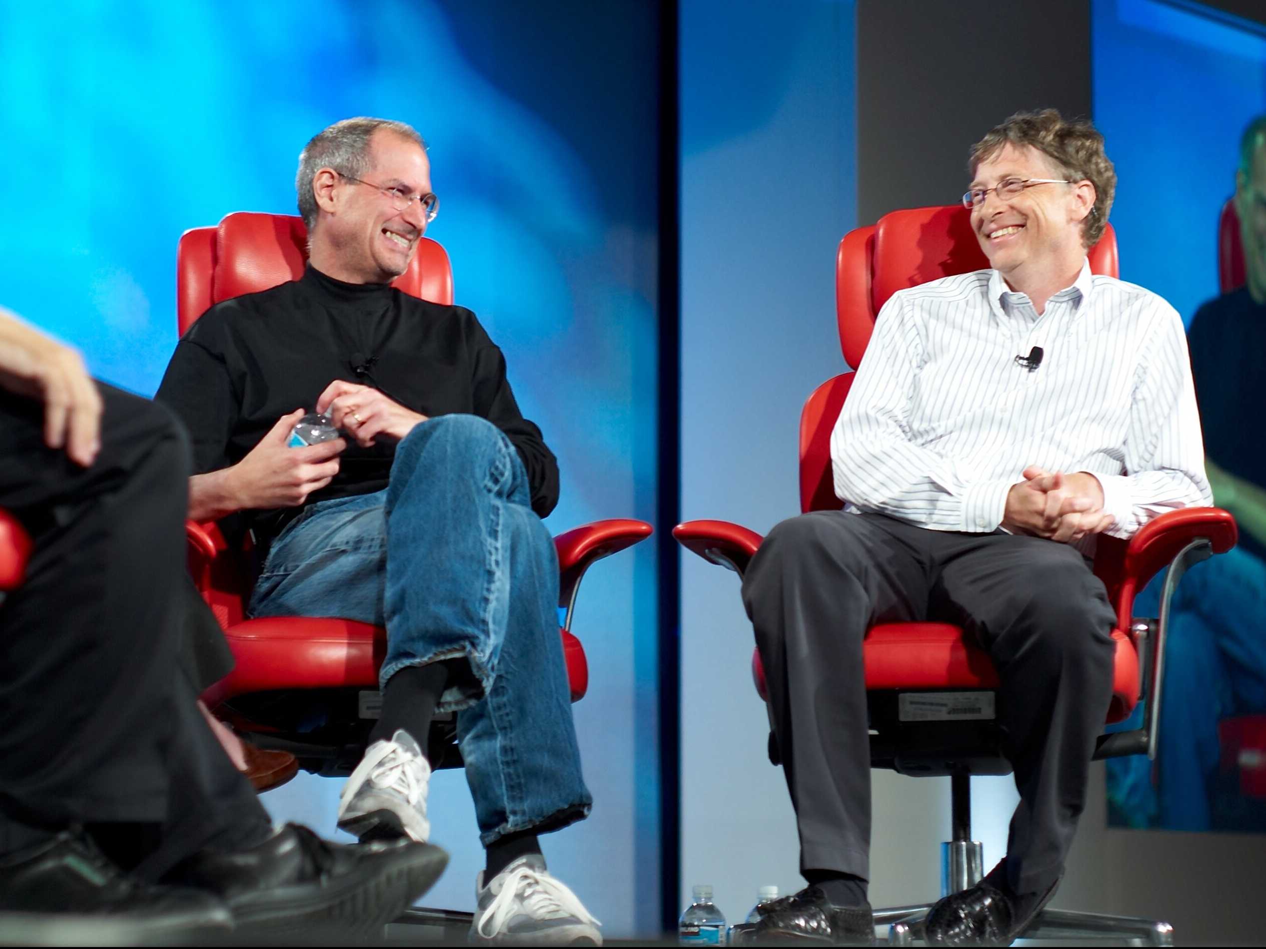 Bill Gates e Steve Jobs