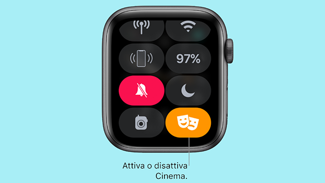 apple watch modalita spettacolo