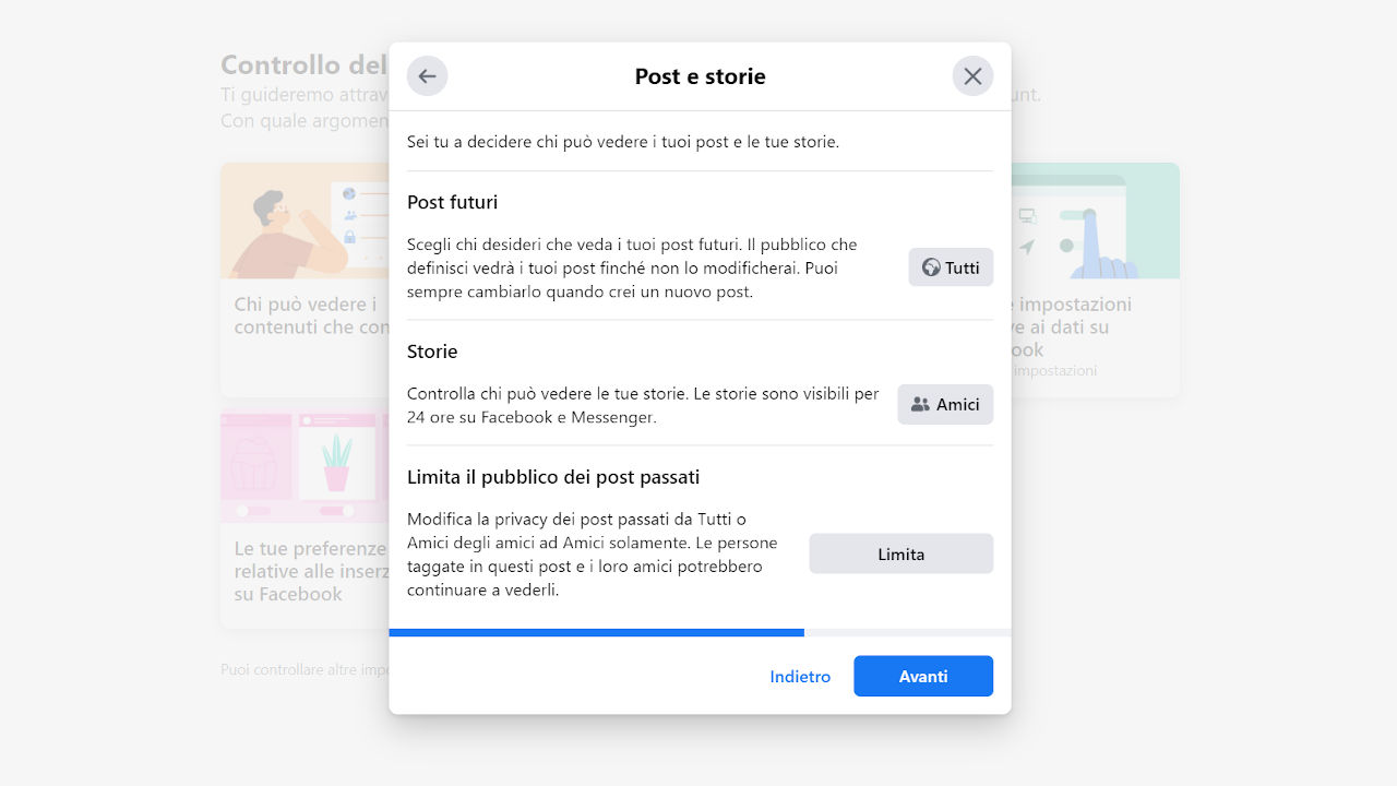 facebook chi può vedere post