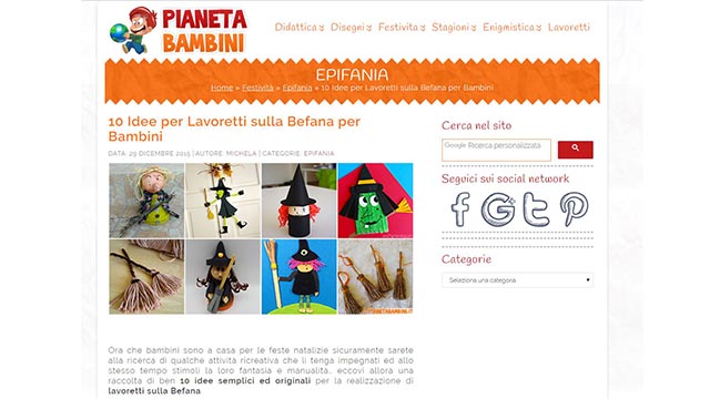 pianeta bambini