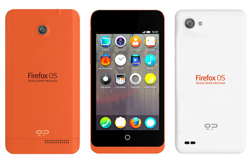 Prototipi di smartphone con Firefox OS