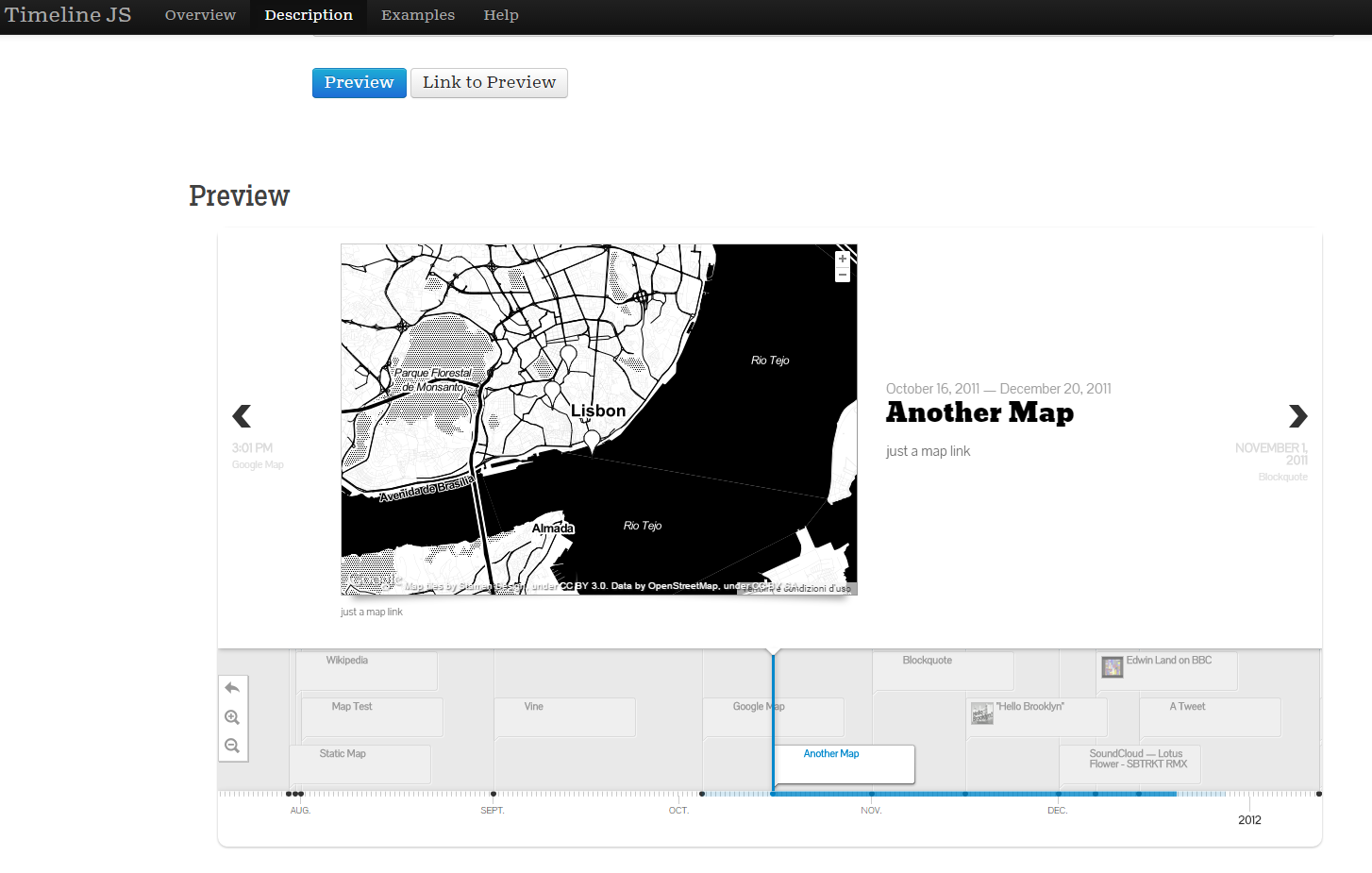 TimelineJs