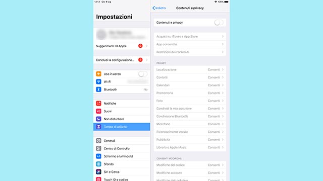 restrizioni ios