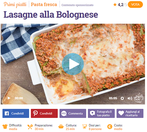 Lasagna alla bolognese di GialloZafferano