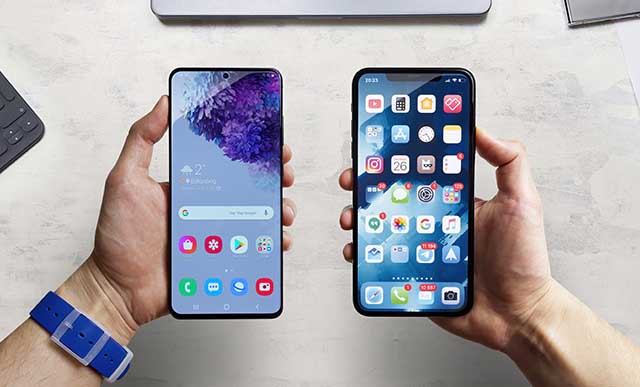 Galaxy S20 e iPhone 11